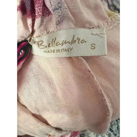 BELLAMBRA 100% LINEN halter dress made in ITALY size small - Picture 7 of 8